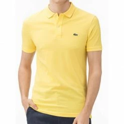 Outdoor Clothing Lacoste Mens Everyday Polo Shirt - Yellow