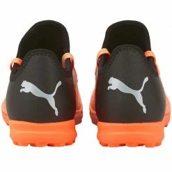 Puma Junior Future Z 4.3 TT Football Boots - Black/Orange Footwear