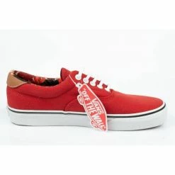 Vans Womens ERA 59 Shoes - Red Footwear