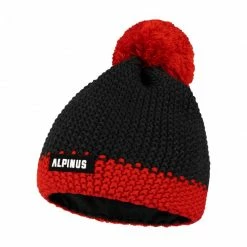Outdoor Clothing Alpinus Mens Mutenia Hat - Black/Red
