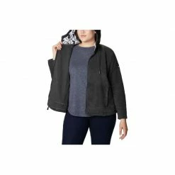Columbia Womens Exploration Hooded Fleece FZ Sweatshirt - Gray