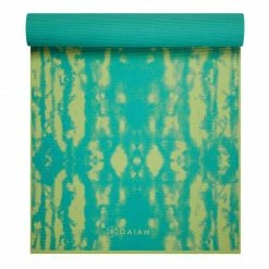 Yoga Mats Gaiam Lotus Double-sided Yoga Mat 6 Mm - Turquoise