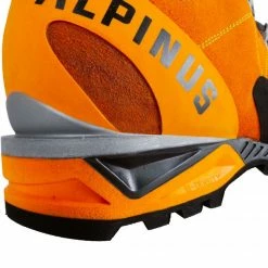 Alpinus Mens The Ridge High Pro Alpine Boots - Orange/Black Trainers