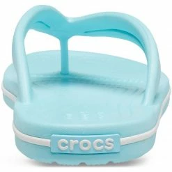 Crocs Womens Crocband Flip-Flops - Blue Slides