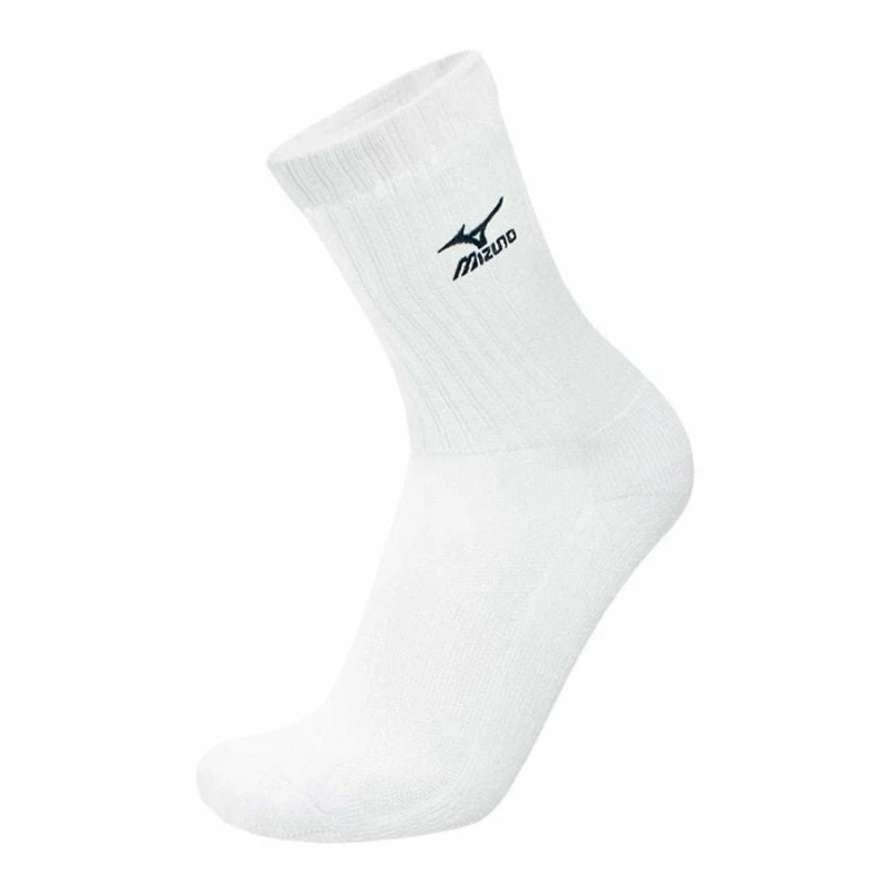 Walking Socks Mizuno Skarpety Siatkarskie Volley Socks Medium - White