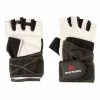 Meteor Unisex Bodybuilding Grip 10 Gloves - Black/White