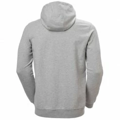 Outdoor Clothing Helly Hansen Mens Logo Full Zip Hoodie - Gray