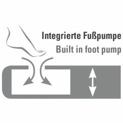 Mats High Peak Mattress Texas 185X47X6.5cm - Dark Gray