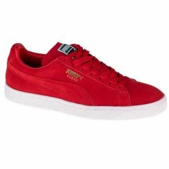 Trainers Puma Unisex Suede Classic Shoes - Red