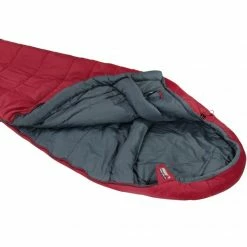 High Peak Hyperion 1M Sleeping Bag 210x80x50 Cm - Claret/Gray