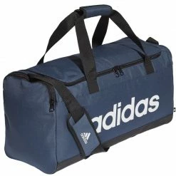 Duffle Bags Adidas Linear Duffel Bag - Navy Blue
