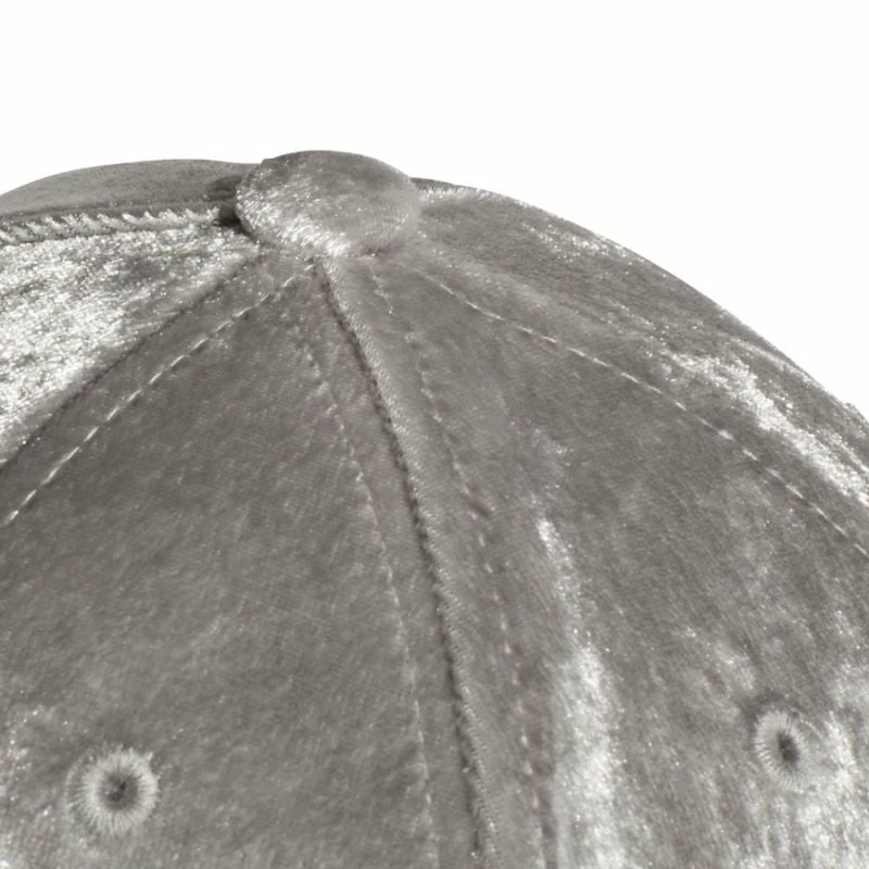 Adidas Originals Velor Baseball Cap - Gray Caps