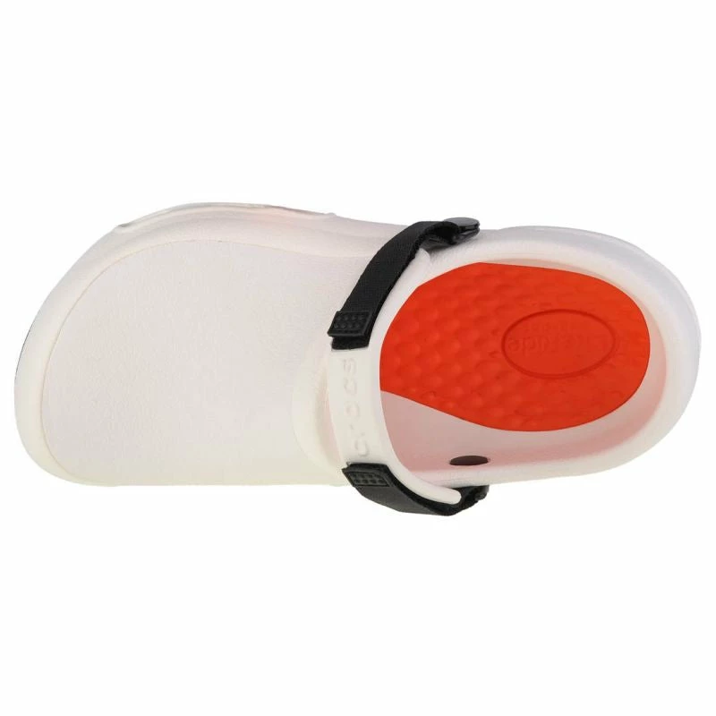 Slides Crocs Mens Bistro Pro LiteRide Clog - White
