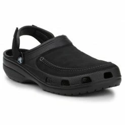 Slides Crocs Mens Yukon Vista II Clog - Black