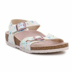Footwear Birkenstock Kids Rio Pastel Floral Sandals - Pink