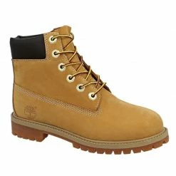 Timberland Junior 6 In Premium WP Boot Shoes - Brown