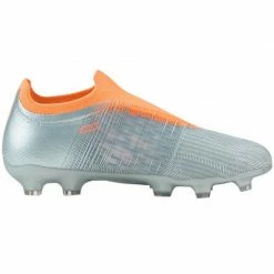 Puma Junior Ultra 3.4 FG / AG Football Boots - Gray/Orange