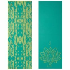 Yoga Mats Gaiam Lotus Double-sided Yoga Mat 6 Mm - Turquoise