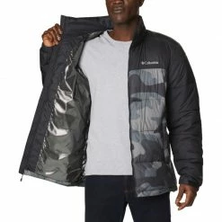 Outdoor Clothing Columbia Mens Pike Lake Jacket - Black/Gray