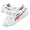 Puma Junior Smash Shoes - White Footwear