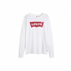 Levi's Mens Graphic Longsleeve T-Shirt - White Outdoor Clothing