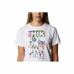Columbia Womens Sun Trek Graphic Tee - White