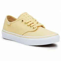 Vans Womens Camden Stripe Shoes - Yellow Footwear