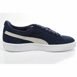 Puma Womens Suede Classic Shoes - Navy Blue