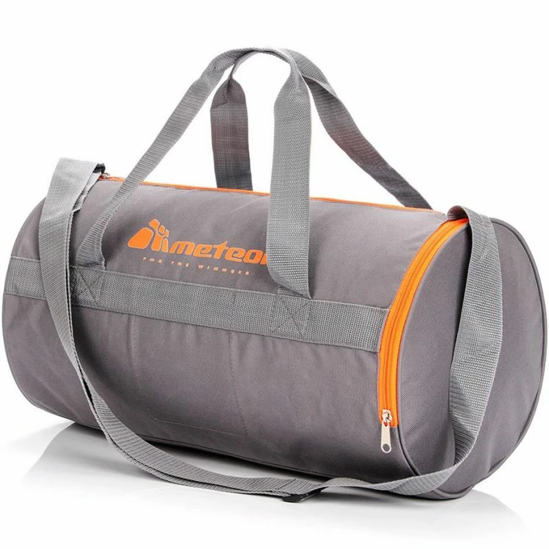 Meteor Siggy 25L Fitness Bag - Gray/Orange Duffle Bags