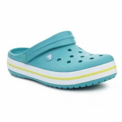 Crocs Womens Crocband Slippers - Blue/Yellow