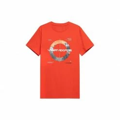 4F Mens Cotton T-shirt - Orange