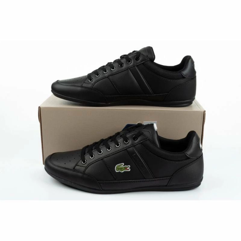Lacoste Mens Chaymon 0121 Shoes - Black Trainers