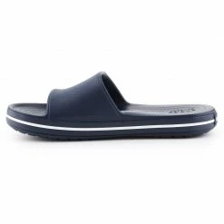 Crocs Unisex Crocband Slides - Navy Blue