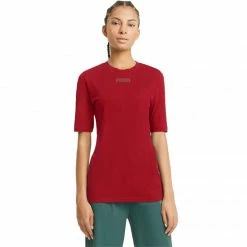 Outdoor Clothing Puma Womens Modern Basics T-Shirt - Red