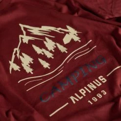 Outdoor Clothing Alpinus Mens Polaris T-shirt - Claret