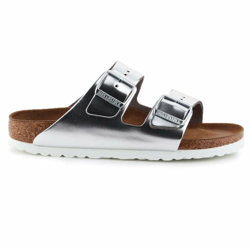 Birkenstock Womens Arizona BS Sandals - Silver
