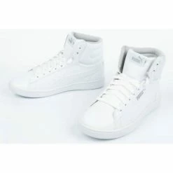 Puma Vikky V2 Mid SL Shoes - White Trainers