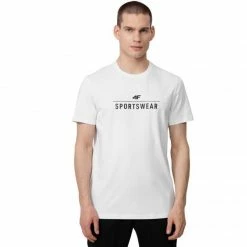 4F Mens Sports T-shirt - White