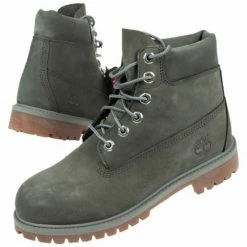 Timberland Womens Icon 6-Inch Premium Shoes - Gray Footwear