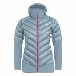 Outdoor Clothing Salewa Womens Agner Hybrid Down Jacket - Blue