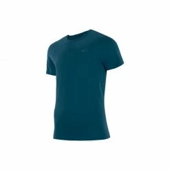 4F Mens Denim T-shirt - Blue Outdoor Clothing