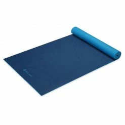 Gaiam Double-sided Yoga Mat 6 Mm - Navy Blue