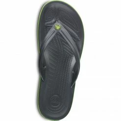 Slides Crocs Crocband Flip-Flop Slippers - Graphite/Green