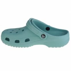 Crocs Womens Classic Clog - Blue Slides