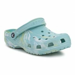 Crocs Womens Classic Marbled Clog - Blue