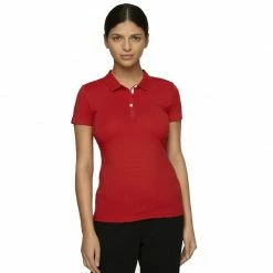 4F Womens Everyday Polo Shirt - Red