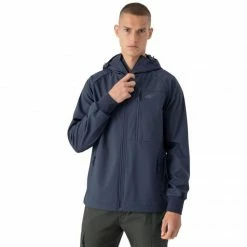 Outdoor Clothing 4F Mens Softshell Jacket - Navy Blue