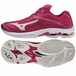 Footwear Mizuno Womens Wave Lightning Z6 Low Volleyball Shoes - Red