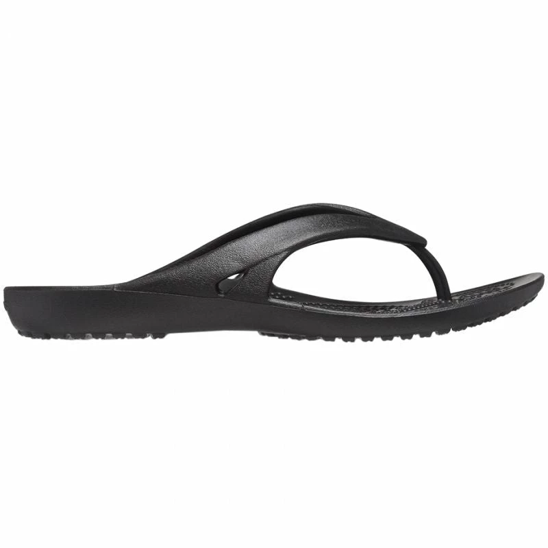 Crocs Womens Kadee II Flip Clog - Black Slides