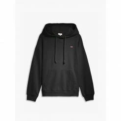 Levi's Mens Standard Hoodie - Black Outdoor Clothing